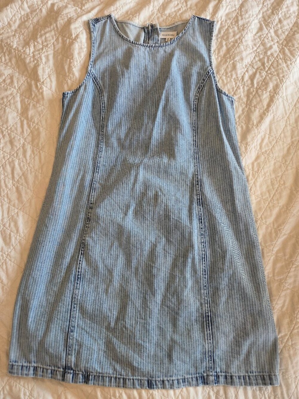 Pinstripe Jean Jumper